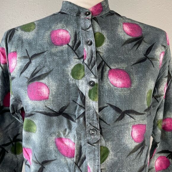 Vintage 70s Button Down Shirt Size S - Picture 2 of 4
